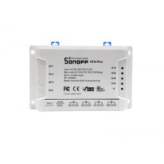 Releu smart 4 canale cu receptor RF 433.92MHz WiFi Sonoff 4CH PRO R3