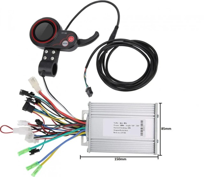 Display + Controller LH-100 48V (pentru motor de 500W)