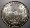 R.185 ROMANIA MIHAI I 25000 LEI 1946 XF/AUNC, Argint