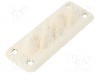 Garnitura cu mai multe orificii pentru cabluri, panou {{Grosime panou}}, {{Material}}, TRELLEBORG - MB4/10 IP55 RAL 9010 UL94V-0
