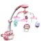 Carusel muzical cu proiector si telecomanda Dream World Roz