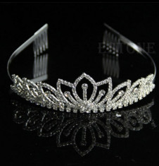 Diadema / Tiara mireasa Glamorous foto