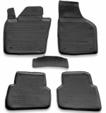 Covorase Cauciuc Premium Stil Tavita VW Tiguan 1 2007-2016 Seintex, Negru, Fara Miros