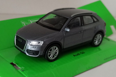 Macheta Audi Q3 MK1 (Typ 8U) 2012 gri - Welly 1/36 foto