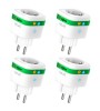 Set 4 prize inteligenta wifi Nous A7Z,16A - ZigBee 3.0, Monitorizare Consum, Compatibila Alexa Google