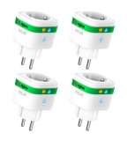 Set 4 prize inteligenta wifi Nous A7Z,16A - ZigBee 3.0, Monitorizare Consum, Compatibila Alexa Google