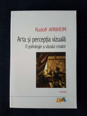 Arta si perceptia vizuala ? Rudolf Arnheim foto