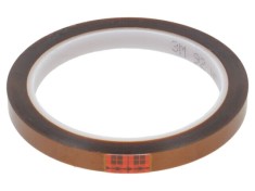 Bandă electroizolantă 3M, 9mm x 33m, 0,076mm, silicon 55%
