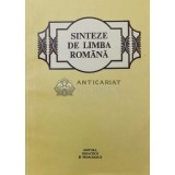 Sinteze de limba romana - 1981 - Mioara Avram ($Q18)