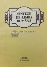 Sinteze de limba romana - 1981 - Mioara Avram ($Q18)