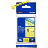 Banda laminata Brother TZE611 6MM BLACK/YELLOW