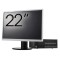 Pachet Calculator Second Hand HP 280 G2 SFF, Intel Core i3-6100 3.70GHz, 8GB DDR4, 500GB HDD, DVD-ROM + Monitor 22&amp;quot; NewTechnology Media