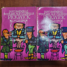 Documentele postume ale clubului Pickwick vol.1 si 2 de Charles Dickens