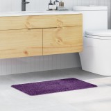 Covoraș Baie Violet 50x80 cm Poliester Antiderapant vidaXL Dreptunghiular