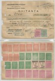 Romania, Soc. Cooperativa Constructia, Chitanta, Bucuresti, 1930