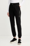 Armani Exchange pantaloni de trening culoarea negru, cu imprimeu, XW000837 AF13397