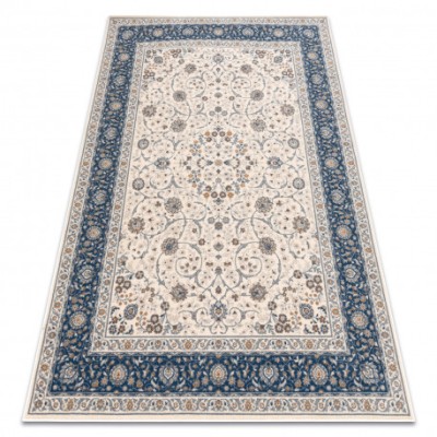 Covor L&amp;acirc;nă NAIN Ornament, cadru, 7179/51613 bej / albastru, 240x340 cm foto