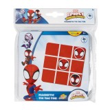 Joc X si 0 magnetic Spidey pentru copii, compact si usor de transportat
