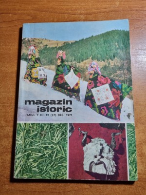 revista magazin istoric decembrie 1971 foto