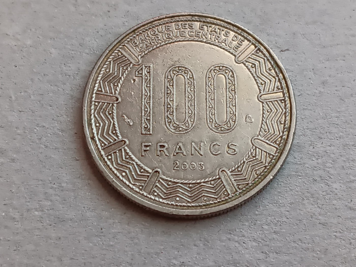 M3 C50 - Moneda foarte veche - Africa Centrala - 100 franci - 2003