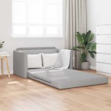 Canapea Gri Cloud 2 &icirc;n 1 124x71x78 cm Stofă
