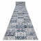Traversa Heos 78586 crem si albastru Frunze PATCHWORK, GRESII DE LISBONA, 80 cm