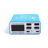 Incarcator Statie Relife RL-304N, 87W, 3A, 2 x USB-C - 4 x USB-A, Albastru, Universal