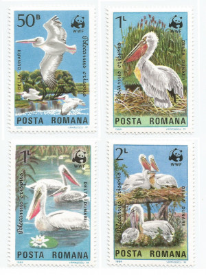 Rom&amp;acirc;nia, LP 1116/1984, Faună ocrotită din rezervaţiile rom&amp;acirc;neşti, MNH foto