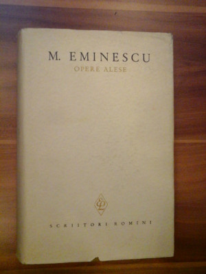 OPERE ALESE - M. EMINESCU - volumul 2 foto