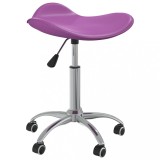 vidaXL Scaun pentru salon spa, violet, piele ecologică 323691