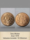 D3 / BHUTAN 10 chhertum1979 UNC