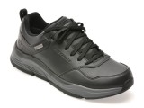 Cumpara ieftin Pantofi sport SKECHERS negri, BENAGO, din piele naturala