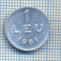 AX 585 MONEDA- ROMANIA - 1 LEU -ANUL 1951 -STAREA CARE SE VEDE