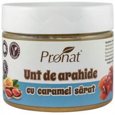 Crema Tartinabila de Arahide cu Caramel Sarat Nuts Energy 300 grame Pronat