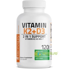 Vitamina K2 90mcg + Vitamina D3 5000IU 120cps