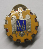 INSIGNA REGALISTA "MUNCA SI VOE BUNA".