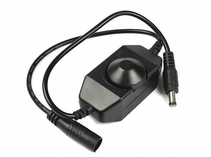 LED Dimmer 4A switch, 12V-24VDC 48W, Negru, D104L(B)