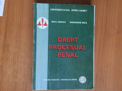 n7 Drept procesual penal &amp;ndash; Nicu Jidovu foto