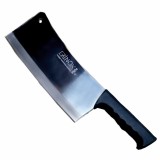 Cumpara ieftin Satar din inox cu maner din plastic, negru, L 290 mm, lama 160 mm