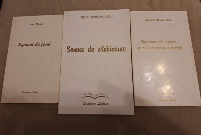 Lot Poezie Alexandru Murgu - 3 vol - SEDCOM LIBRIS foto