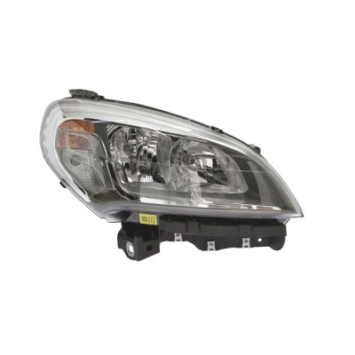 Far Fiat Doblo (263), 01.2015-, partea Dreapta, electric, cu motoras, tip bec H7+H7, cu lumini de zi, cu becuri, Magneti Marelli foto