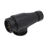 Fisa remorca auto BestAutoVest 12V 13 pini, carcasa PVC, manson cauciuc, tip Jager 1 buc AutoDrive ProParts