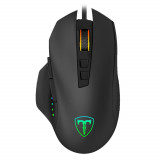 Mouse gaming T-Dagger Captain, Iluminare RGB, Negru