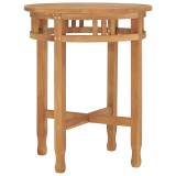 Cumpara ieftin Masă de bistro, &Oslash;60x75,5 cm, lemn masiv de tec