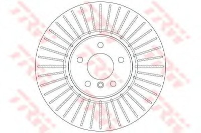 Disc frana BMW X5 (E70) (2007 - 2013) TRW DF6408S foto