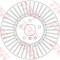 Disc frana BMW X5 (E70) (2007 - 2013) TRW DF6408S