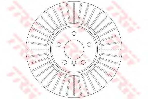 Disc frana BMW X5 (E70) (2007 - 2013) TRW DF6408S