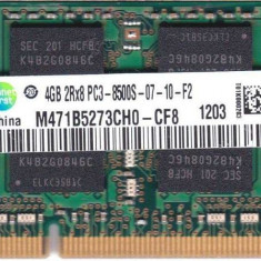 Memorii Laptop Samsung 4GB DDR3 PC3 8500S 1066 Mhz