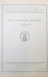 NOTE SI SCRISORI SINCAIANE de ANDREI VERESS , SERIA III , TOMUL III , MEM. 10 , 1927