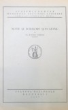 NOTE SI SCRISORI SINCAIANE de ANDREI VERESS , SERIA III , TOMUL III , MEM. 10 , 1927